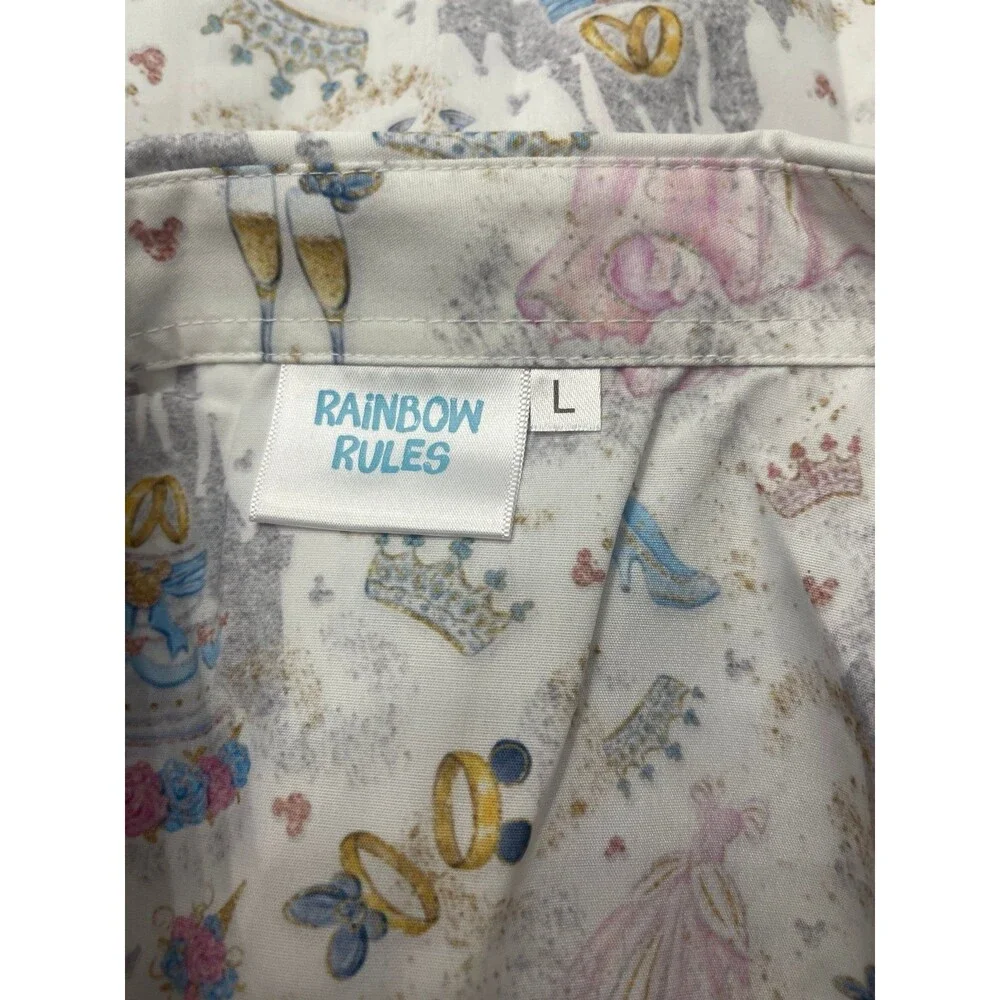 Happily Ever After Men’s Button Up Shirt Size L New Without Tags - Picture 5 of 5